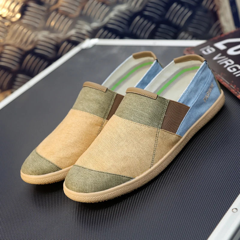 LUCA CANVAS LOAFERS