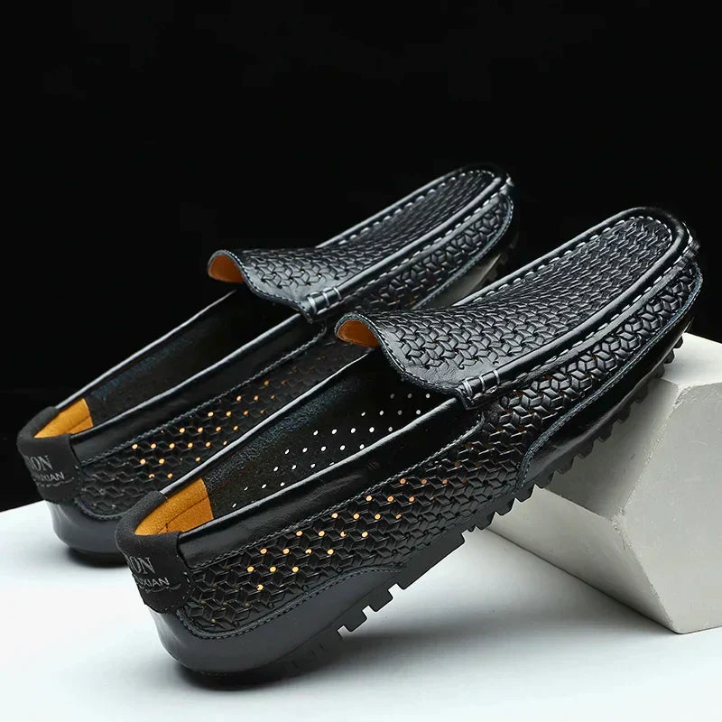 EDMOND GENUINE LEATHER LOAFERS