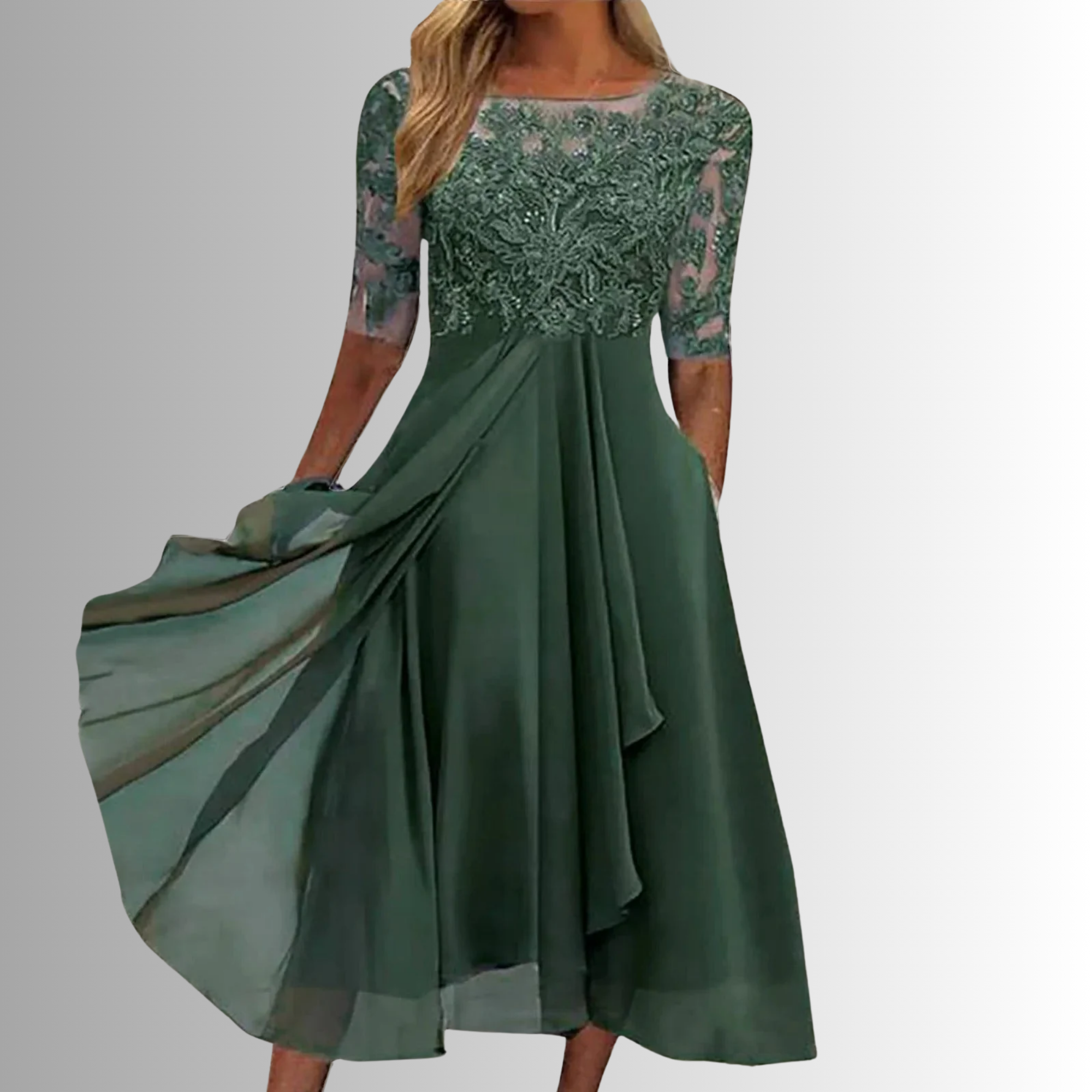 Gloria - Elegant Lace Dress