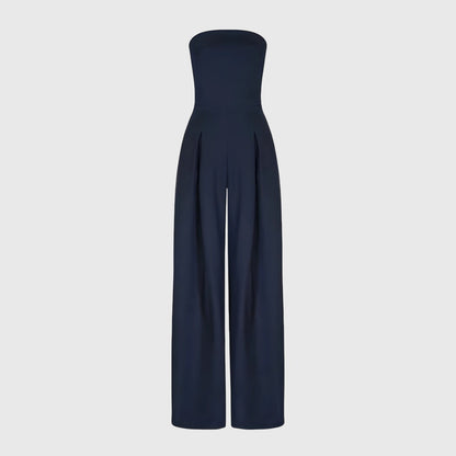 Alicia - Wide Leg Strapless Jumpsuit