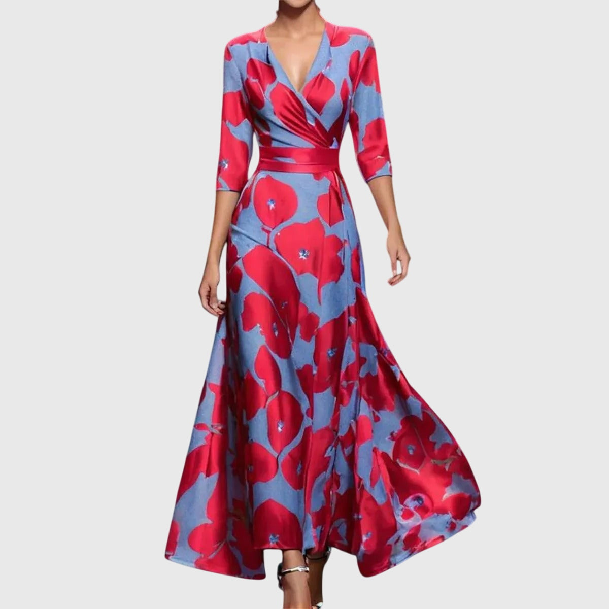 Caroline | Elegant Summer Floral Dress
