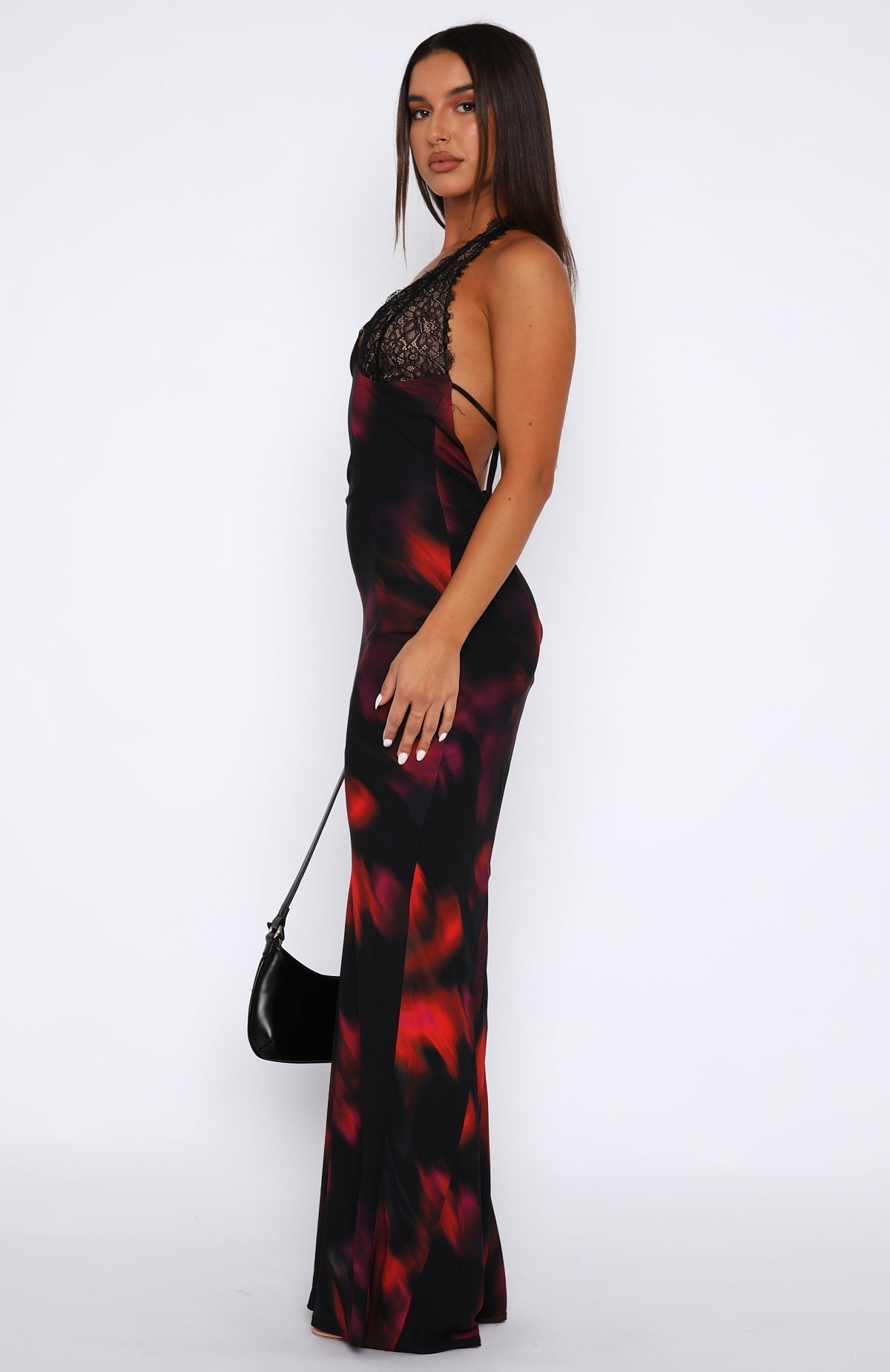 Querida | Noir Petal Dress