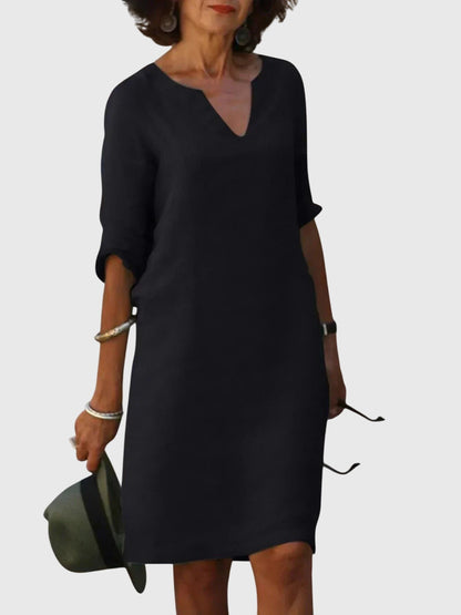 Chelsea - Casual V-Neck Dress