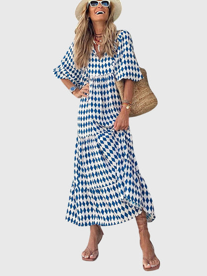 Dawn - Elegant wide maxi dress