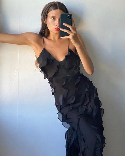 Demetria | Stunning Ruffled Dress