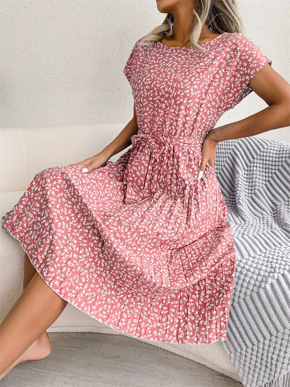 Wendy - Floral High Waist Summer Dress