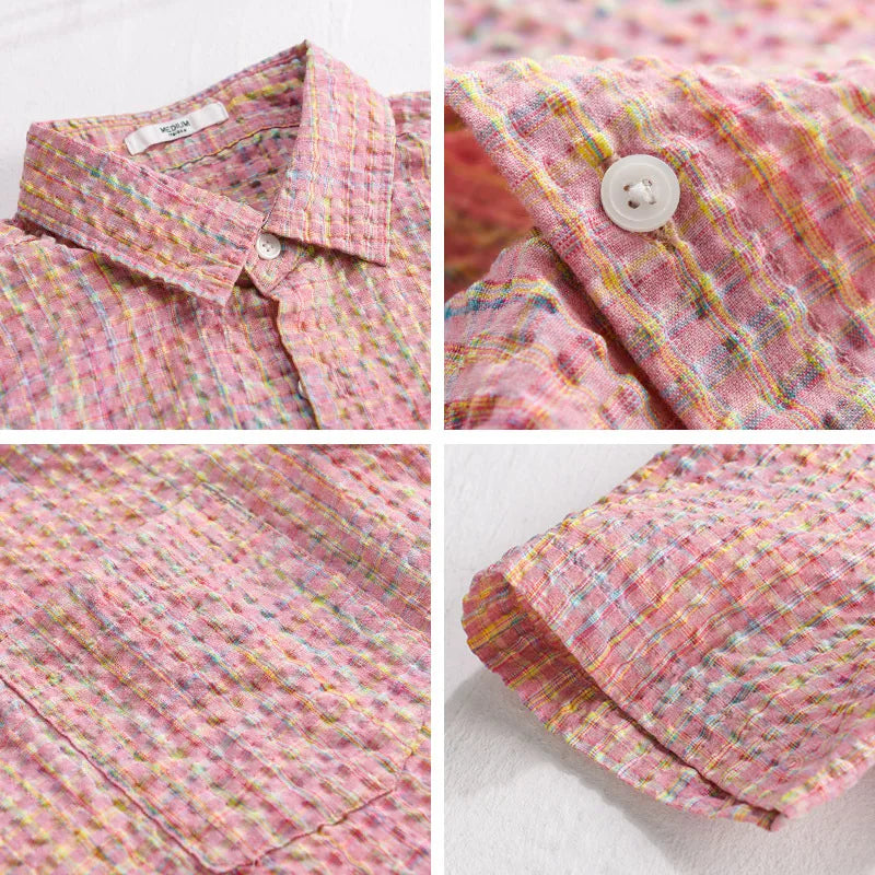 MERCER BUBBLE-WEAVE SHIRT