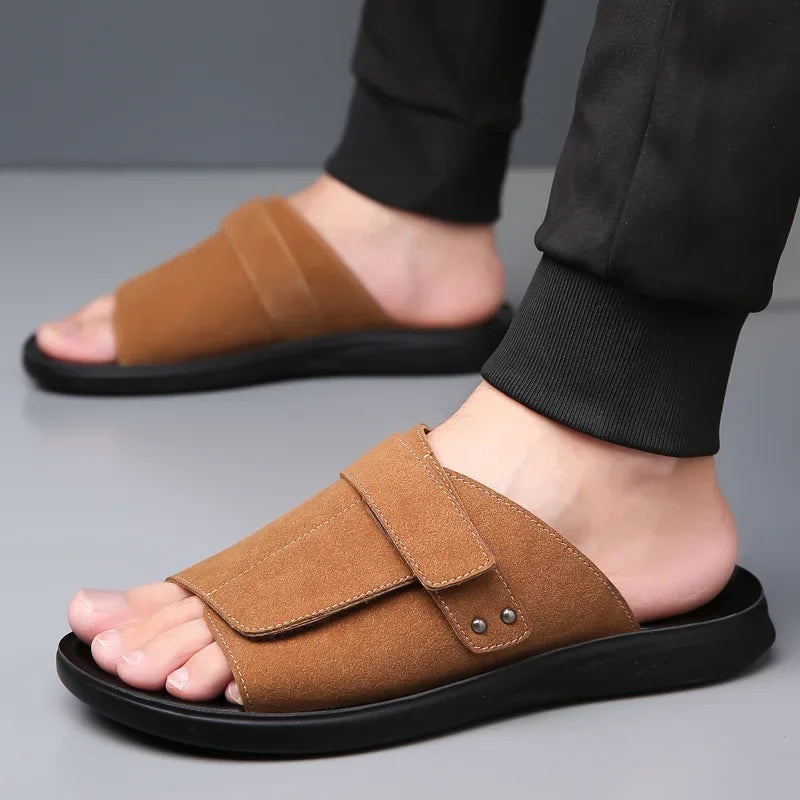 MODESTO SUEDE SANDALS