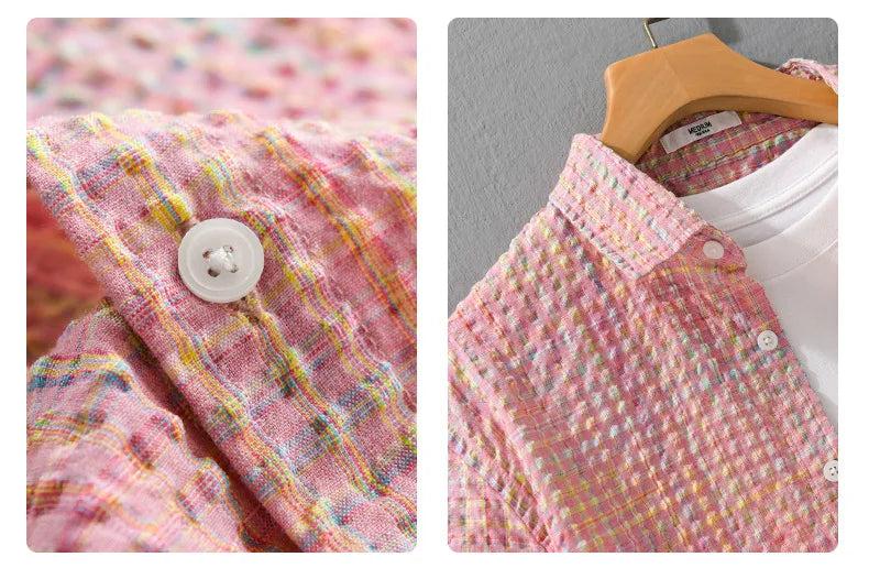 MERCER BUBBLE-WEAVE SHIRT