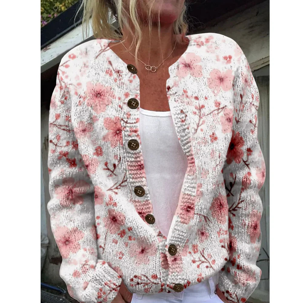 Rosie | Chic cardigan with print