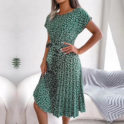 Wendy - Floral High Waist Summer Dress
