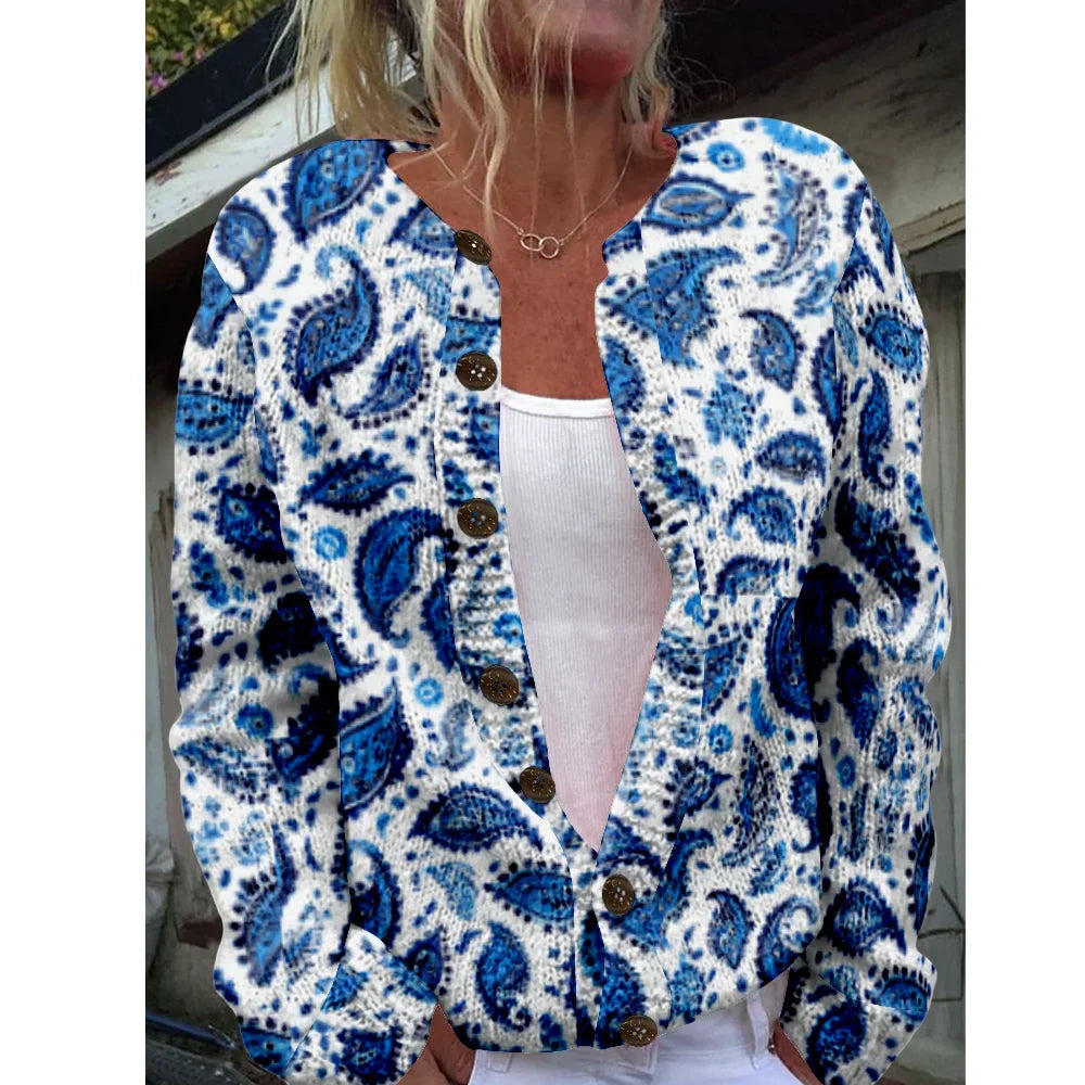 Giselle | Chic cardigan with print