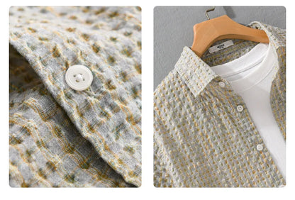 MERCER BUBBLE-WEAVE SHIRT