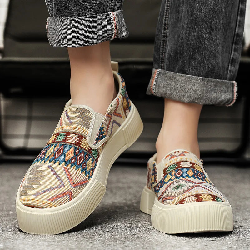 CASVIAN CANVAS LOAFERS