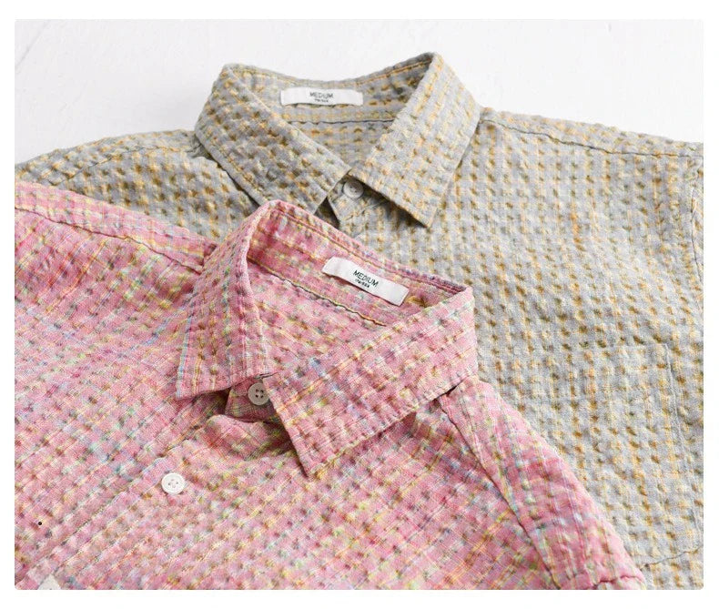 MERCER BUBBLE-WEAVE SHIRT