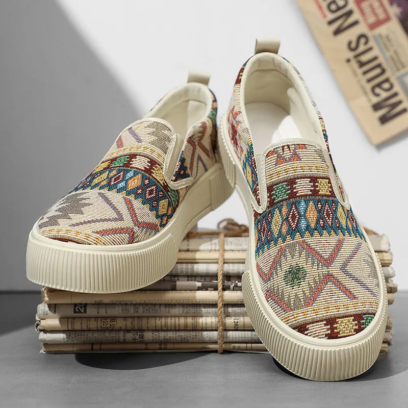 CASVIAN CANVAS LOAFERS