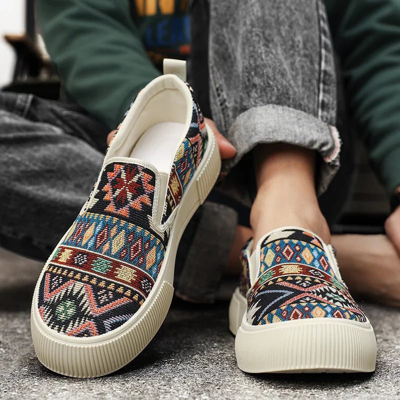 CASVIAN CANVAS LOAFERS