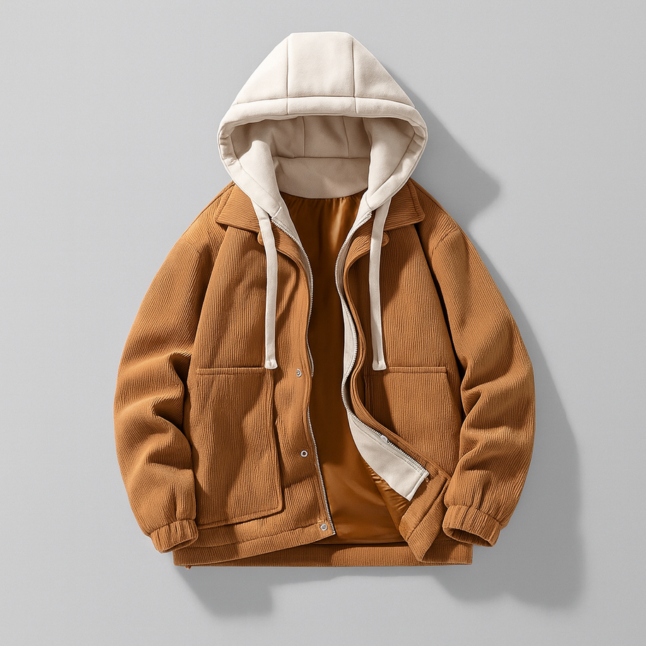 HERITAGE CORDUROY HOODIE JACKET