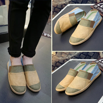 LUCA CANVAS LOAFERS