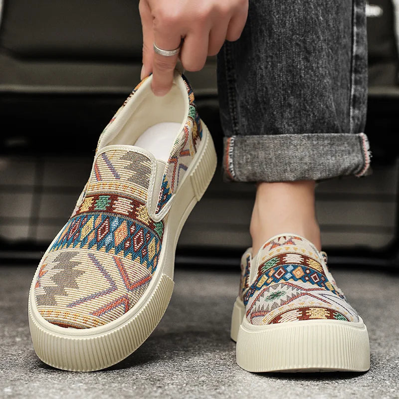 CASVIAN CANVAS LOAFERS