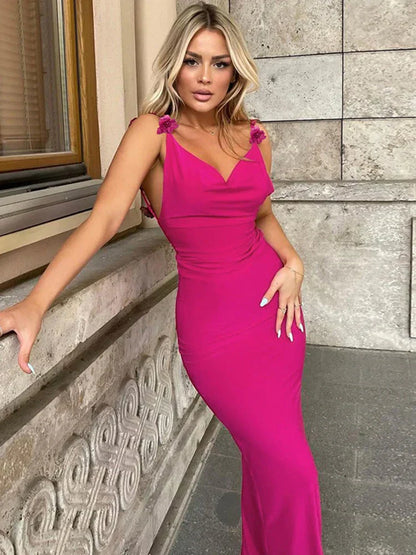 Uxie | Rosecurve Satin Gown