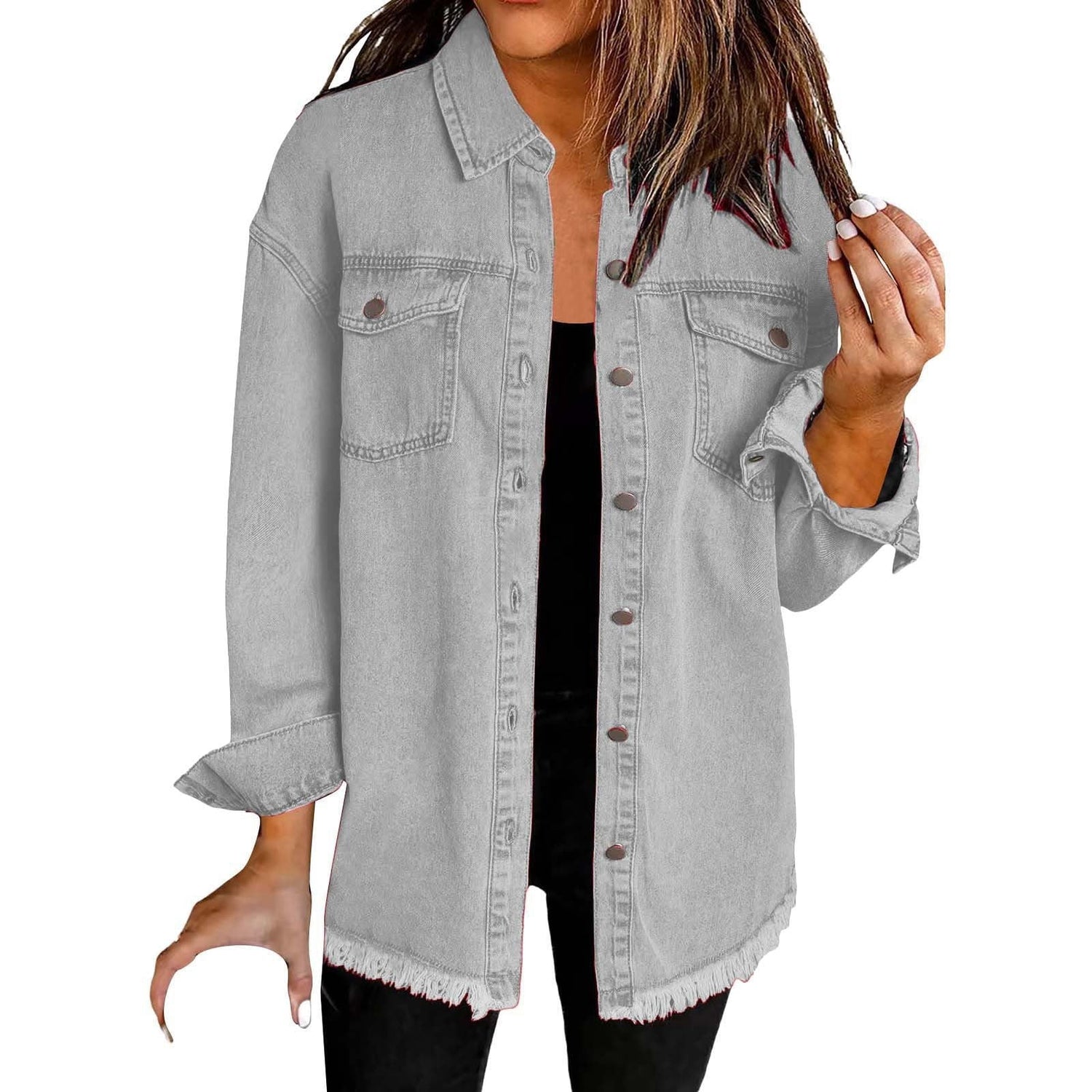 KATJA Relaxed Fit Denim Jacket