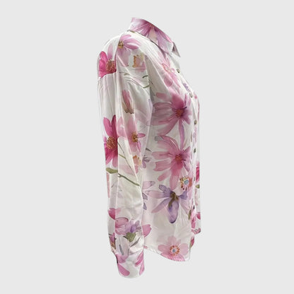 Audrey - Lightweight Summer Floral Blouse