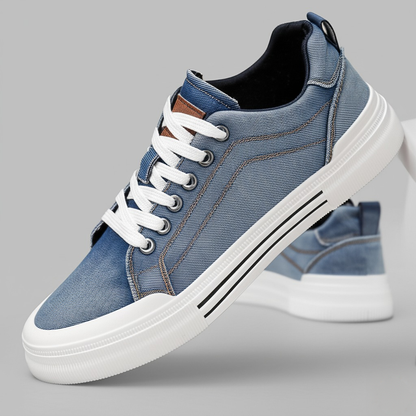 VALON LOW-TOP DENIM SNEAKERS